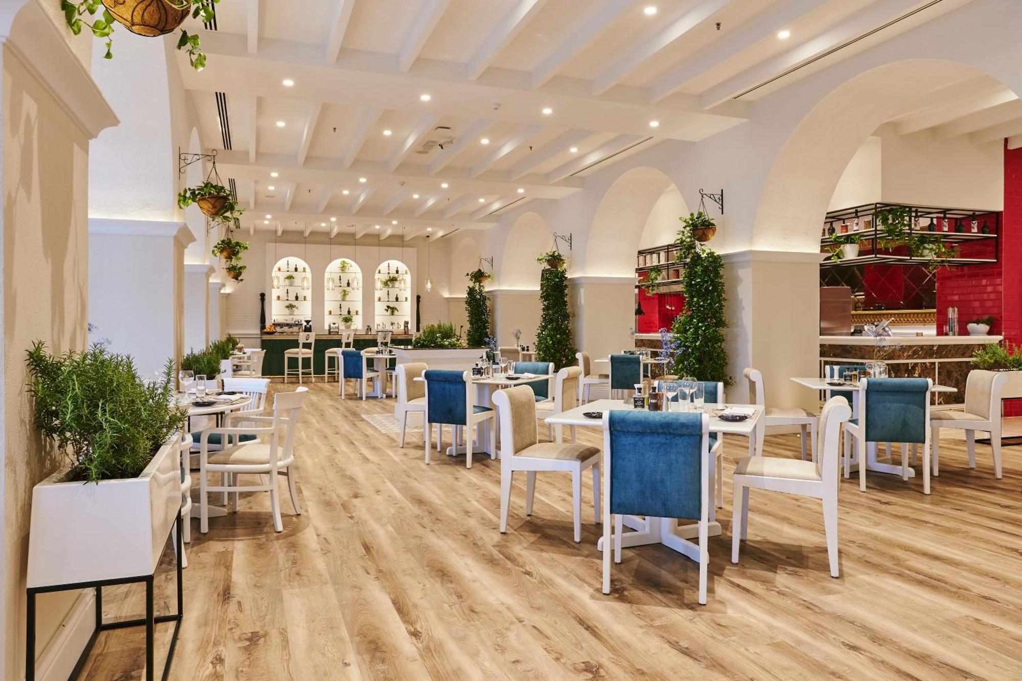 Ajman Hotel & Villas By Blazon Hotels Екстериор снимка The interior of the restaurant