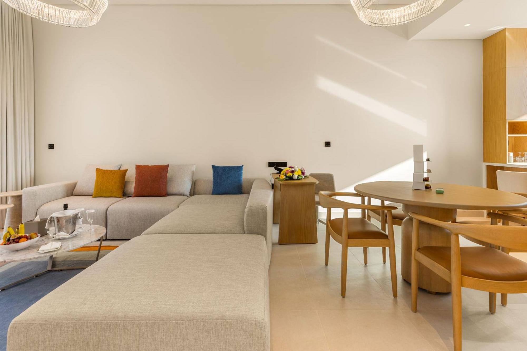 Ajman Hotel & Villas By Blazon Hotels Екстериор снимка A living room at the hotel