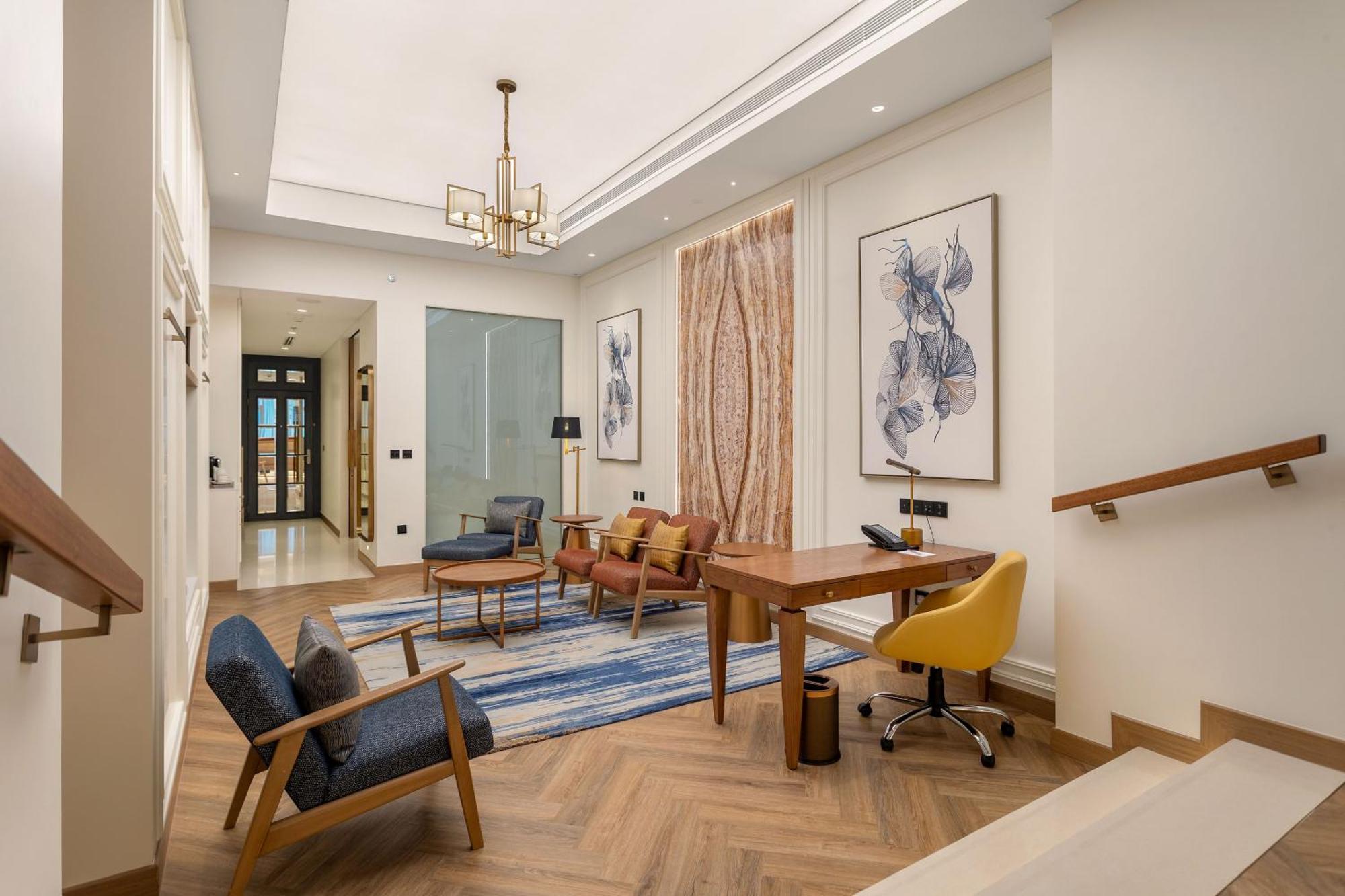 Ajman Hotel & Villas By Blazon Hotels Екстериор снимка The interior of a suite at the hotel